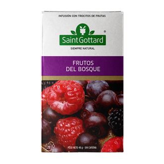 Infusión Frutal Saint Gottard Frutos del Bosque x 20 saquitos