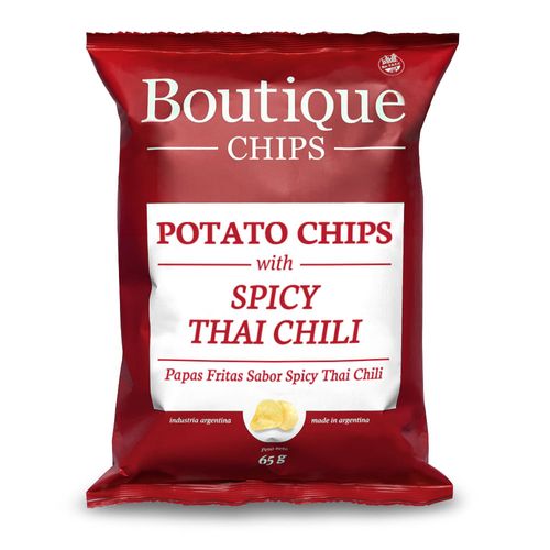 Papas Fritas Boutique Chips sabor Spicy Thai Chili x 65 g