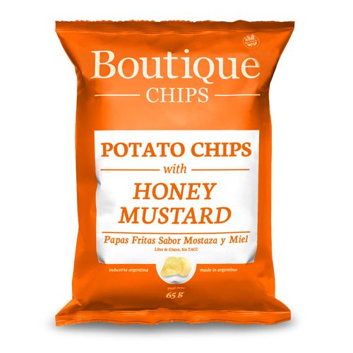 Papas Fritas Boutique Chips Honey Mustard x 65 g
