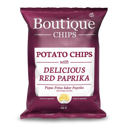 Papas Fritas Boutique Chips Paprika x 65 g