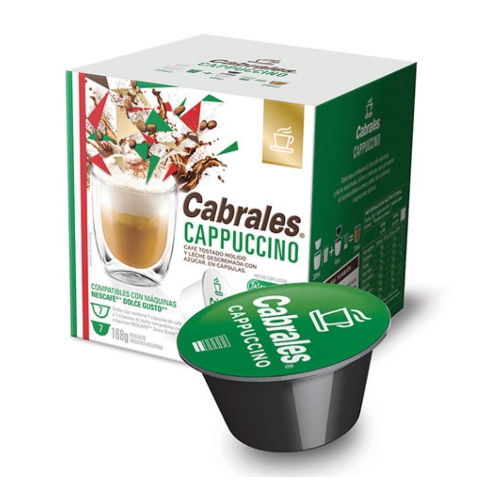 Cabrales  Cápsulas Café Cappuccino comp. con Dolce Gusto®