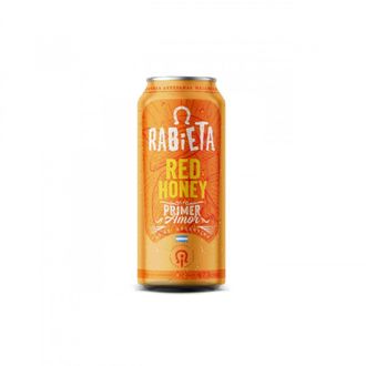 Cerveza Rabieta Red Honey Lata x 473 ml