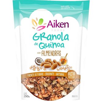 Granola de Quinoa Aiken Food con Almendras y Pasas x 250 g