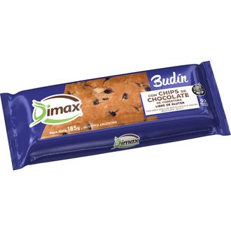 Budín Dimax Chips Chocolate sin Gluten x 185 g