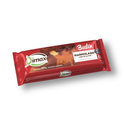 Budín Dimax Vainilla y Chocolate sin Gluten x 185 g