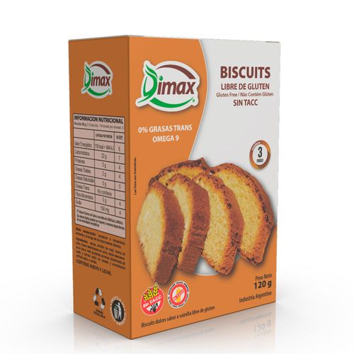 Biscuits Diamx Vainilla sin Gluten x 120 g