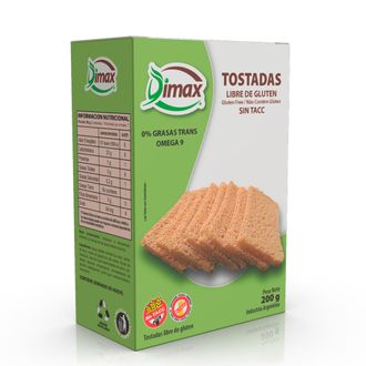 Tostadas Dimax sin Gluten x 200 g