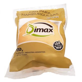 Pan Hamburguesa Dimax Sin Tacc x 130 g