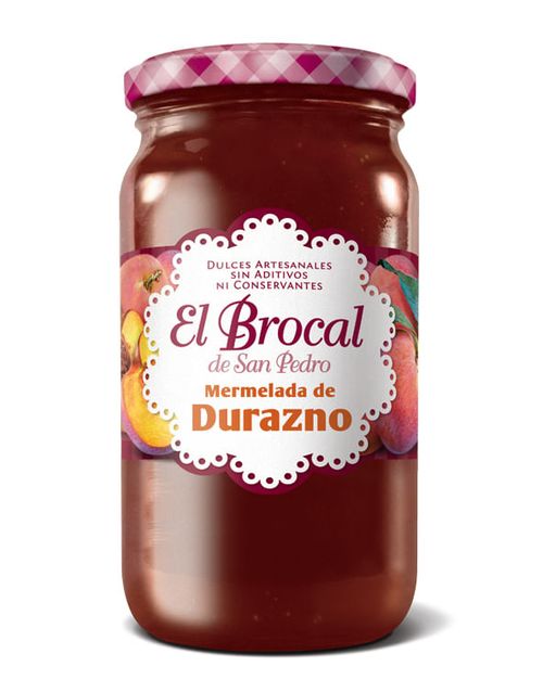 Mermelada El Brocal de Durazno x 420 g