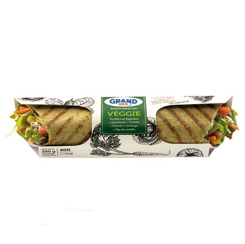 Roll Granwich Veggie x 250 g