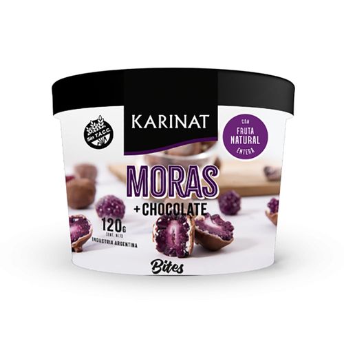 Moras Karinat Bites con Chocolate x 120 g