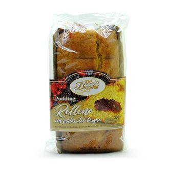 Pudding 100 Ducados Rellenos con Frutos del Bosque x 330 g