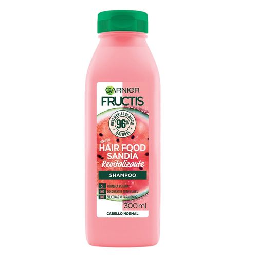 Shampoo Garnier Fructis Hair Food Sandía Revitalizante x 300 ml