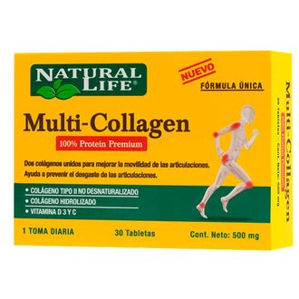 Suplemento dietario Natural Life Multi collagen x 30 Comprimidos