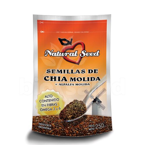Semilla Natural Seed Chía y Alfalfa Molida x 250 g