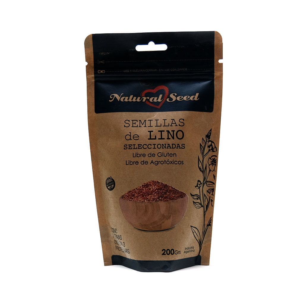 Semillas de Lino Natural Seed x 200 g - The Food Market