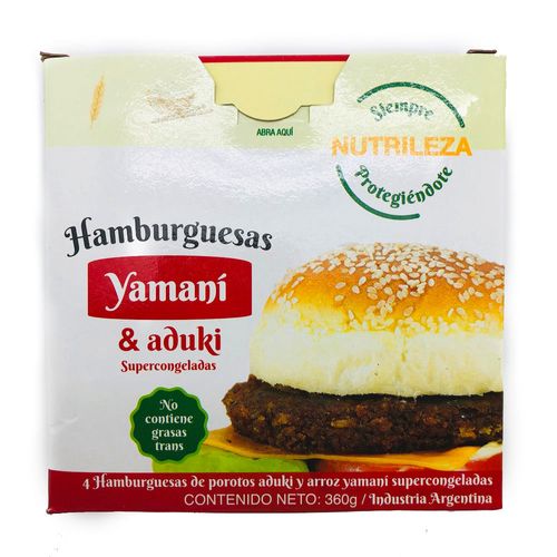 Hamburguesas Nutrileza de Yamani y Aduki x 360 g