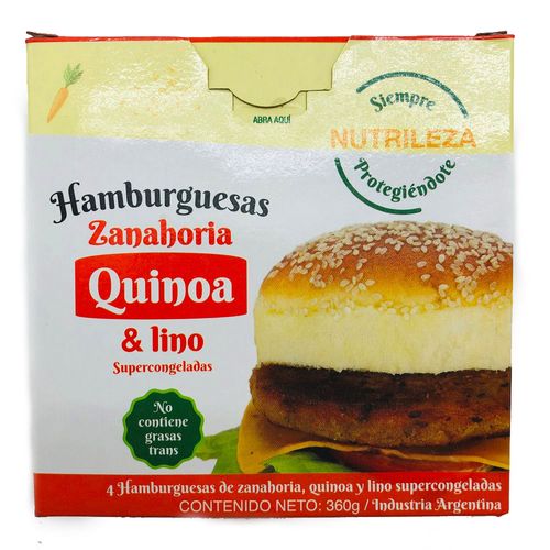 Hamburguesas Nutrileza de Quinoa x 360 g