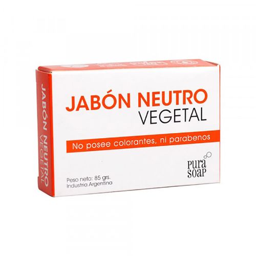 Jabón Neutro Vegetal Pura Soap x 85 g
