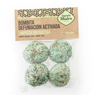 Bombita Defumación Activada Sagrada Madre Limpieza Energética x 4 un