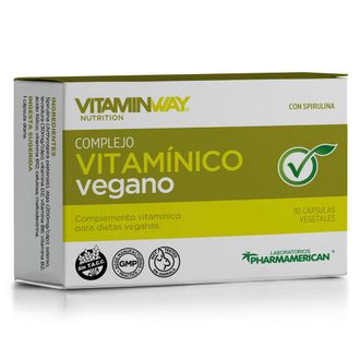 Suplemento Dietario Vitamin Way Vegano con spirulina x 30 caps