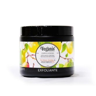 Exfoliante Corporal Veganis Pera Silvestre, Macadamia y Extracto de Oliva x 500 ml