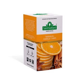 Té Saint Gottard de Naranja, Canela y Anís x 20 saquitos