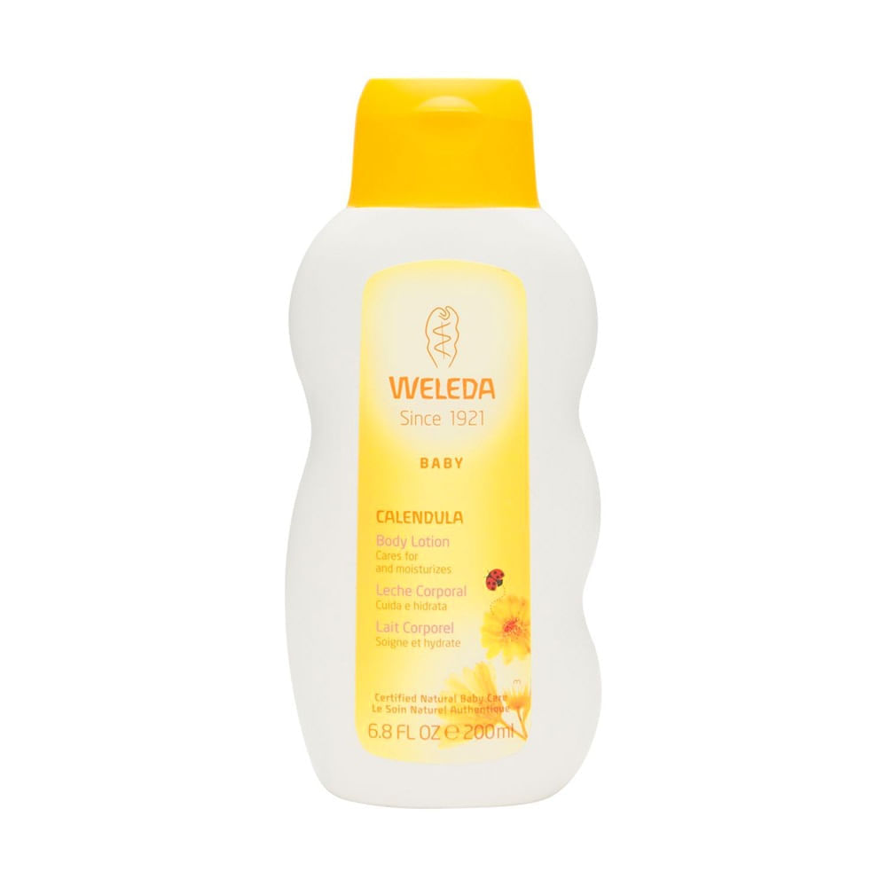 Leche corporal de caléndula para bebé 200ml Weleda