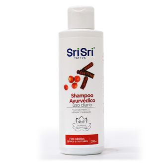 Shampoo Sri Sri Ayurveda Henna Shikakai Uso Diario x 200 ml