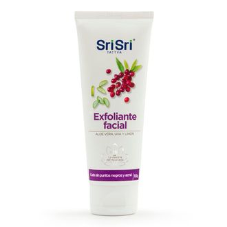 Exfoliante Facial Sri Sri Ayurveda Aloe Vera, Uva y Limón x 100 g