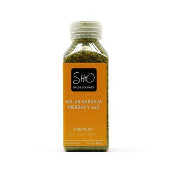 Sal Gourmet Shio Naranja, Hierbas y Ajo x 160 g