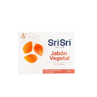 Jabón Vegetal Sri Sri Ayurveda Glicerina x 75 g