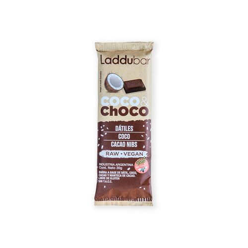Barrita de Cereal Laddubar Coco Choco x 30 g