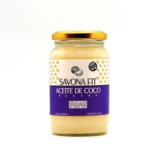 Aceite de Coco Savona Fit Neutro x 360 g