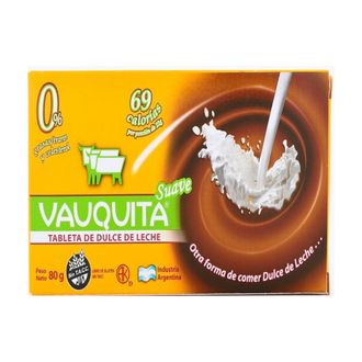 Tableta Vauquita Dulce de Leche Light x 80 g