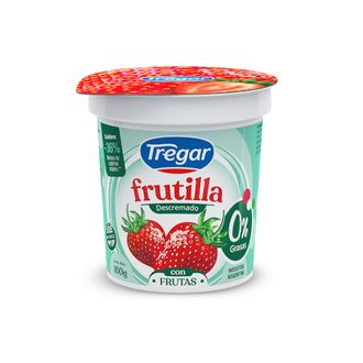 Yogur Descremado Tregar con Frtilla x 160 g