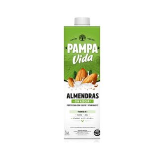 Bebida de Almendras Pampa Vida sin Azúcar x 1 l