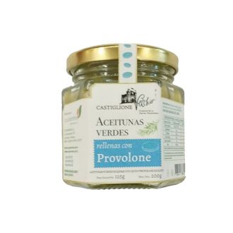 Aceitunas Verdes Castiglione Vecchio Rellenas con Provolone x 200 g