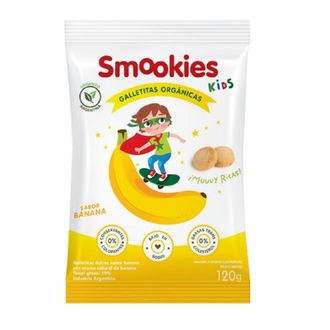 Galletitas Orgánicas Smookies Kids Banana x 120 g