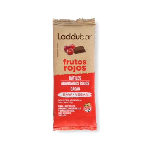 Barrita de Cereal Laddubar con Frutos Rojos x 30 g