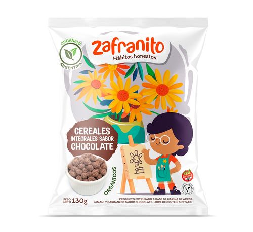 Cereales Orgánicos Zafranito Chocolate x 130 g