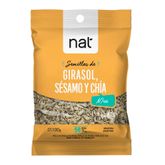 Mix de Semillas Nat Chía, Girasol y Sésamo x 100 g