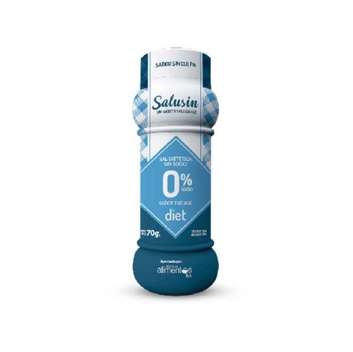 Sal Dietética Salusin sin Sodio x 70 g