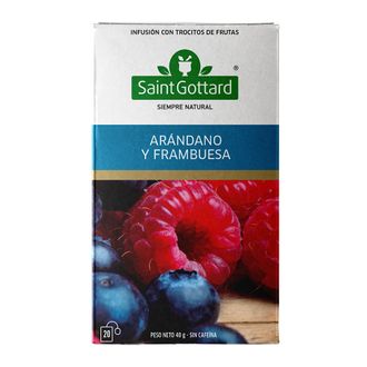 Infusión Frutal Saint Gottard Arándano y Frambuesa x 20 saquitos