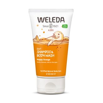 Shampoo y Gel de Ducha Weleda 2 en 1 Naranja Frutal x 150 ml