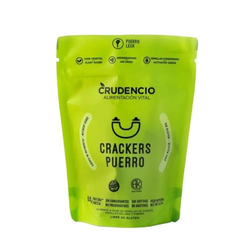 Crackers Crudencio de Puerro sin Gluten x 80 g