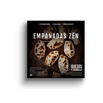 Empanadas Pizza Zen Queso y Cebolla x 12 un
