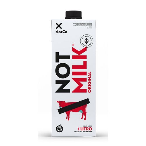 Bebida Vegetal Not Milk Original x 1 l