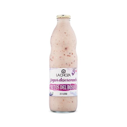 Yogur Descremado La Choza de Frutos del Bosque x 1 l