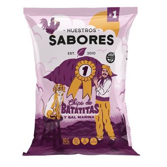 Chips Nuestros Sabores de Batatitas Fritas x 80 g